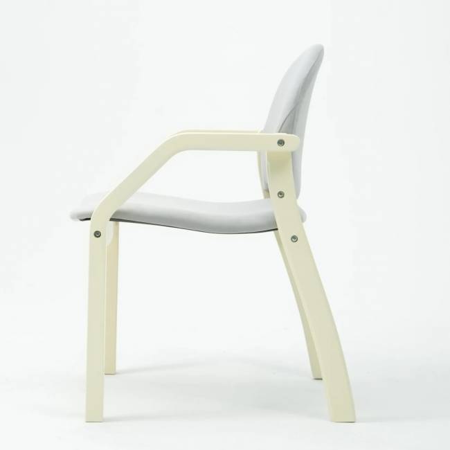 Стул-кресло Джуно 2.0 слоновая кость/серый Стул-кресло Джуно 2.0 слоновая кость/серый