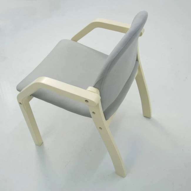 Стул-кресло Джуно 2.0 слоновая кость/серый Стул-кресло Джуно 2.0 слоновая кость/серый