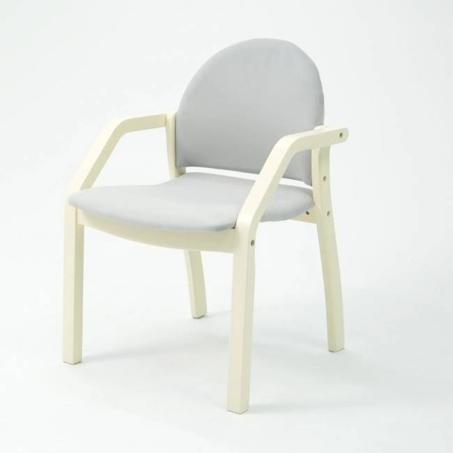 Стул-кресло Джуно 2.0 слоновая кость/серый Стул-кресло Джуно 2.0 слоновая кость/серый