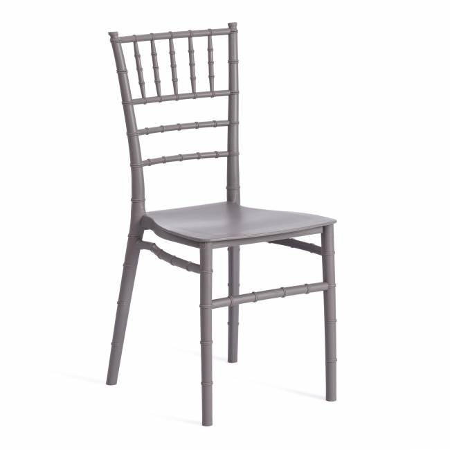 Стул CHAVARI (mod. 101) пластик, 40 х 49 х 88 см, Grey (Cерый) 09 (Комплект из 2 шт.) Grey (Cерый) 09 пластик