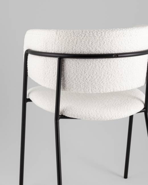 Кресло Нэлли New, букле белый