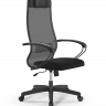 Кресло Sit 10 B1-111K - X2+UMF(X1) /Ub00/Wh00/K1bL(M09.B02.G15.W01), тем.серый-черный