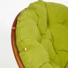 Кресло-качалка PAPASAN/ПАПАСАН w 23/01 B /с подушкой/ 115х78х104 см, Pecan (орех), флок Олива, 23 Pecan (орех)