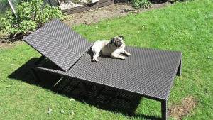 Усиленный плетеный шезлонг Strong Усиленный плетеный шезлонг Strong