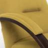 Кресло-качалка Leset Милано Орех текстура V28 желтый