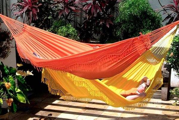 Гамак двухместный FORRO оранжевый Гамак двухместный FORRO оранжевый