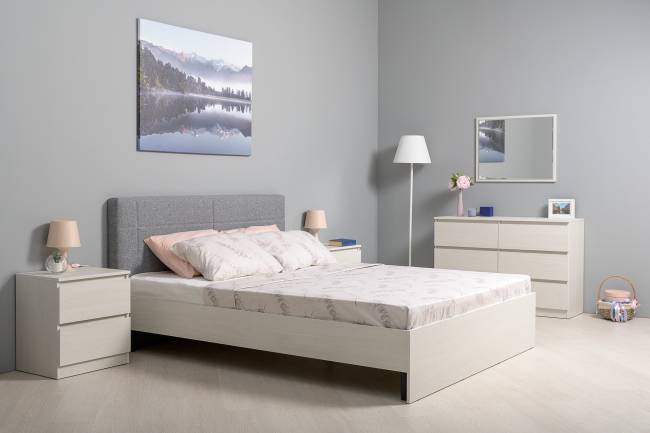 Тумба прикроватная Ника 16.02 цвет ясень анкор светлый