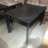 Стол CORNER 120 MATT BLACK MARBLE SOLID CERAMIC / BLACK, ®DISAUR