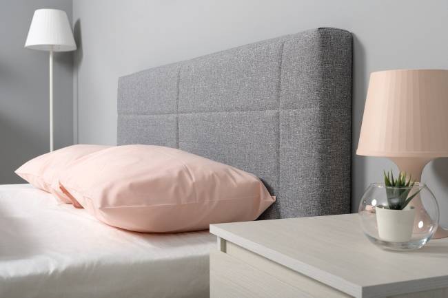 Двуспальная кровать с мягкой спинкой с ортопедическим основанием Ника цвет ясень анкор светлый Двуспальная кровать с мягкой спинкой с ортопедическим основанием Ника цвет ясень анкор светлый