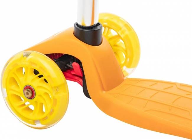 Самокат Sundays KB02D (оранжевый/желтый)