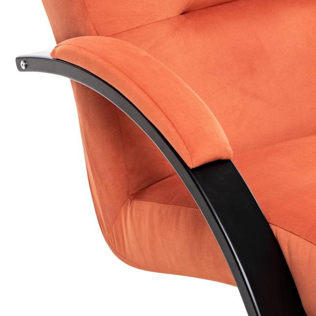 Кресло-качалка Leset Милано Венге V39 оранжевый