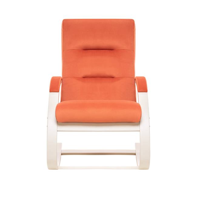 Кресло-качалка Leset Милано Слоновая кость V39 оранжевый