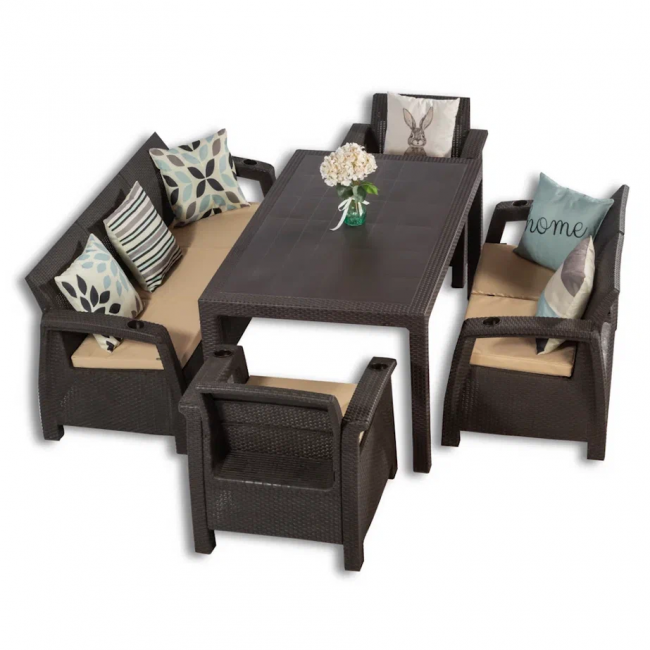 Комплект мебели YALTA BIG FAMILY SOFA 7 SET