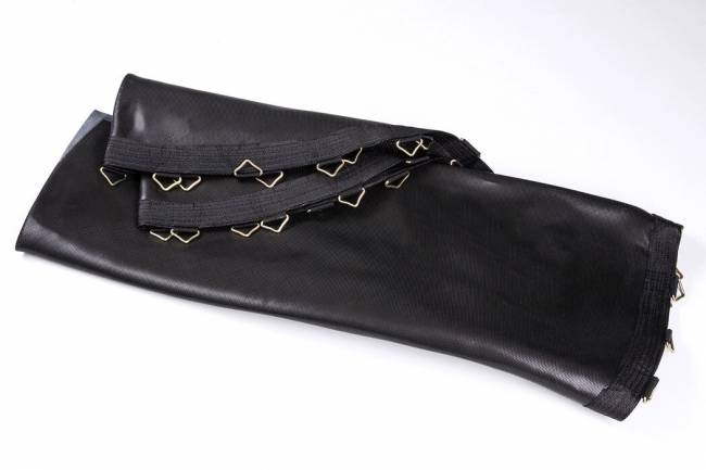 Батут "Atlas Sport", 312 см - 10ft BASIC (3 ноги) с внешней сеткой и лестницей BLUE