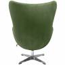 Кресло EGG STYLE CHAIR зеленый, искусственная замша