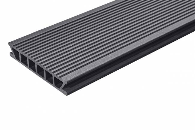 Террасная доска DECKRON (Декрон), 28*153*6000 мм, антрацит 