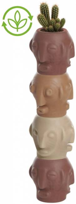 Кашпо из биопластика Threebu Totem Pot 4 Special 450х450х1800 мм