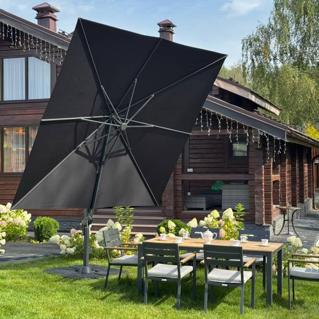 Зонт SKY BLACK квадратный