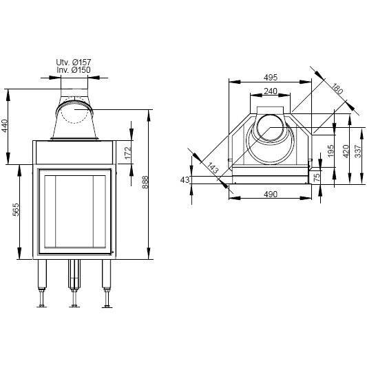 Топка N-21 (чёрная)