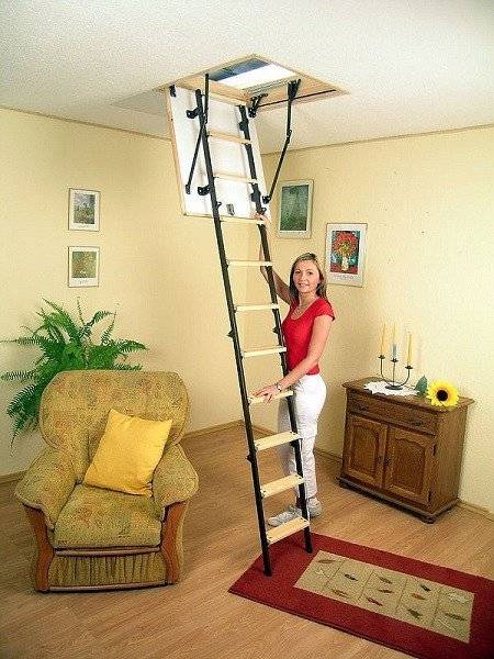Чердачная складная лестница Stallux 265