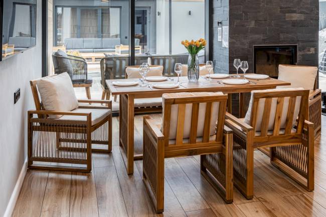 Обеденный комплект GRAND MICHELLE бежевый