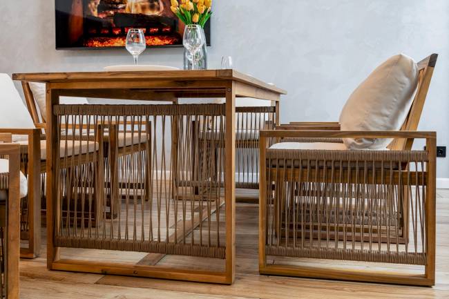 Обеденный комплект GRAND MICHELLE бежевый