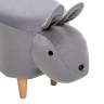 Пуф Leset Rabbit COMBI V32 серый Бук