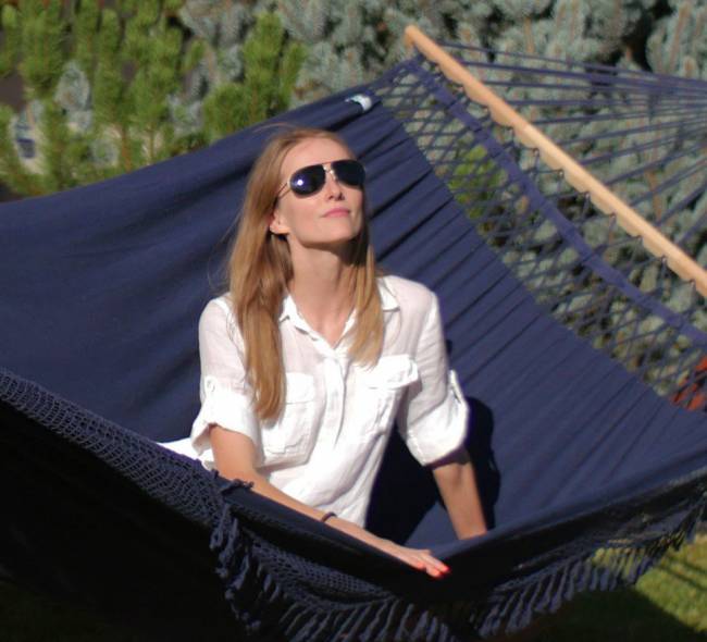 Гамак двухместный TULIP синий