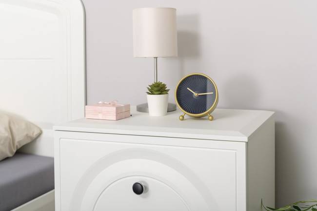 Комод Валенсия 13.309 с тумбой прикроватной цвет белый шагрень Комод Валенсия 13.309 с тумбой прикроватной цвет белый шагрень