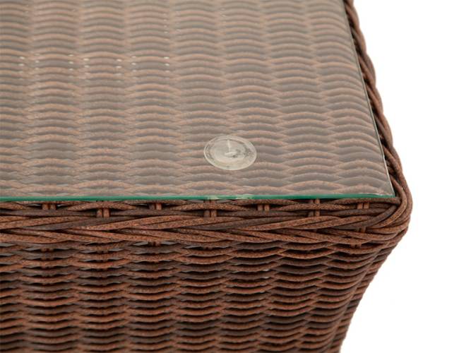 "Капучино" журнальный столик из искусственного ротанга, цвет коричневый "Капучино" журнальный столик из искусственного ротанга, цвет коричневый