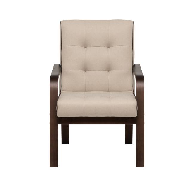 Кресло Leset Модена Орех текстура Malmo 05 (бежевый), кант Malmo 28 (коричневый) Кресло Leset Модена Орех текстура Malmo 05 (бежевый), кант Malmo 28 (коричневый)