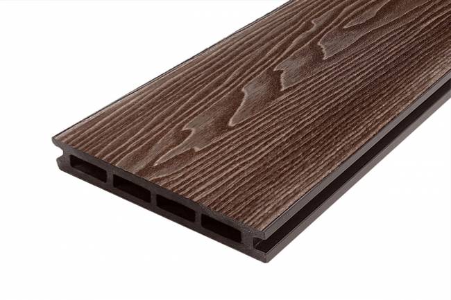 Террасная доска NauticPrime (Light) Esthetic Wood, 145*22, коричневый