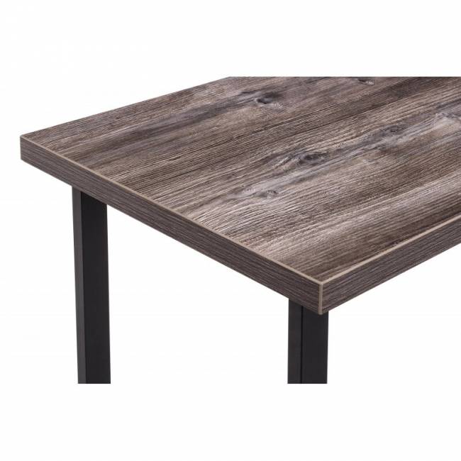 Стол барный Лофт дуб рошелье / черный матовый