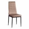 Стул Easy (mod. JSC02-1) / 1 шт. в упаковке металл, флок, 41 х 52 х 96 см, Beige (бежевый) HLR8 / черный бежевый