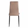 Стул Easy (mod. JSC02-1) / 1 шт. в упаковке металл, флок, 41 х 52 х 96 см, Beige (бежевый) HLR8 / черный бежевый