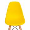 Стул CINDY (EAMES) (mod. 1801) / 1 шт. в упаковке дерево бук/металл/сиденье пластик, 45x51x82 см, Yellow (Желтый) желтый
