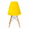 Стул CINDY (EAMES) (mod. 001) / 1 шт. в упаковке дерево бук/металл/сиденье пластик, 51x46x82.5см, желтый/yellow желтый/yellow дерево бук/металл/сиденье пластик
