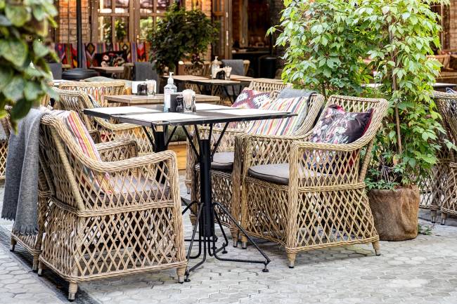 "Латте" плетеное кресло из искусственного ротанга, цвет соломенный "Латте" плетеное кресло из искусственного ротанга, цвет соломенный