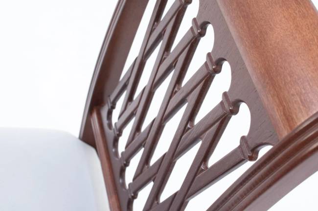 Обеденная группа Вивальди 120 со стульями Рич/ ромб бежевый, Орех