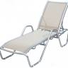 Шезлонг-лежак металлический Lotos Sunbed тортора 2000х625х1050 мм
