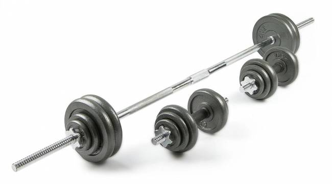 Набор гантели и штанга "ATLAS SPORT", 50кг в чемодане (металл краш) Набор гантели и штанга "ATLAS SPORT", 50кг в чемодане (металл краш)