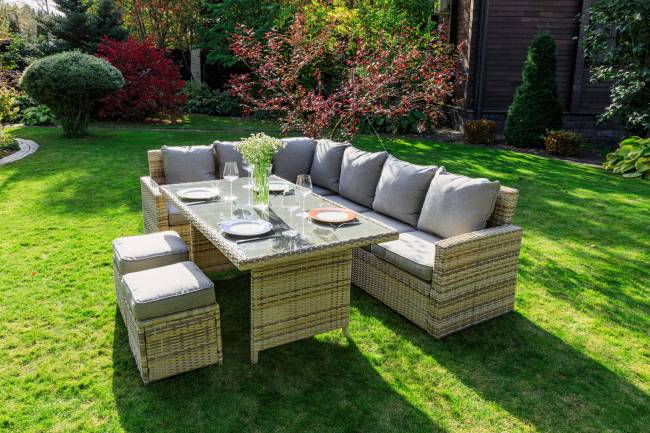 ZORRO бежевый комплект мебели из искусственного ротанга