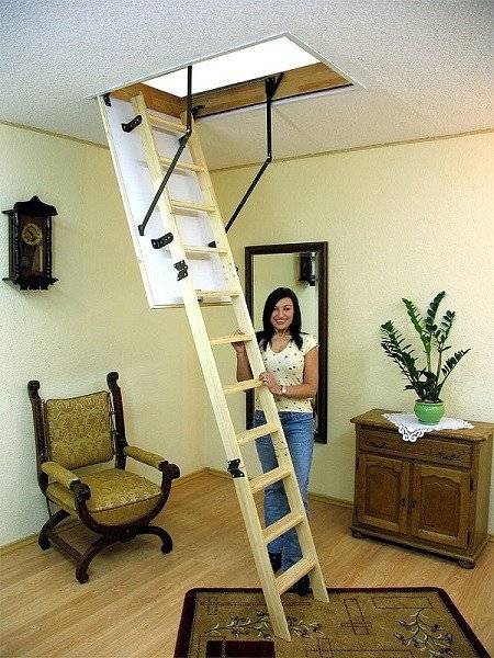 Чердачная складная лестница Oman Termo 140х70