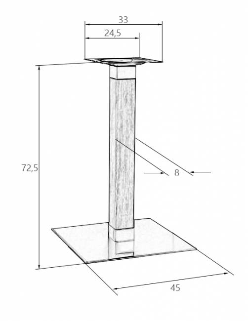 Подстолье обеденное DOBRIN LANCE