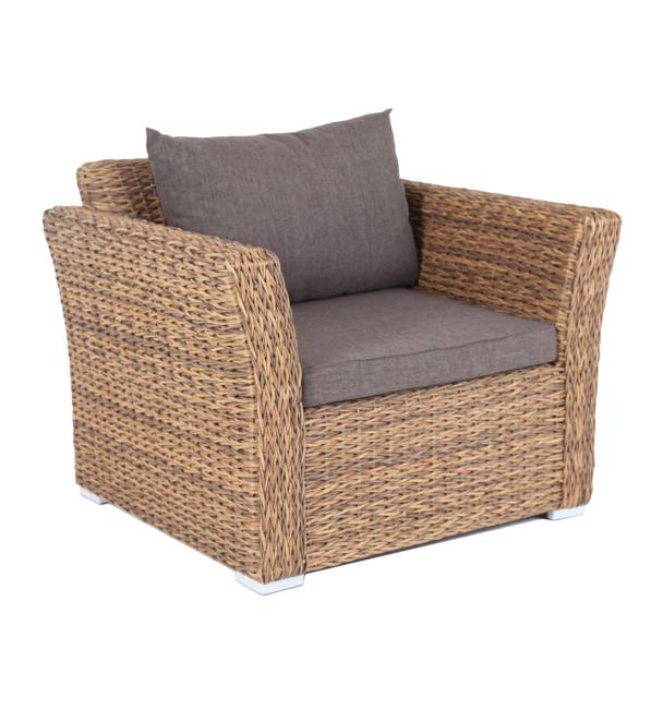 "Капучино" кресло из искусственного ротанга (гиацинт), цвет соломенный "Капучино" кресло из искусственного ротанга (гиацинт), цвет соломенный