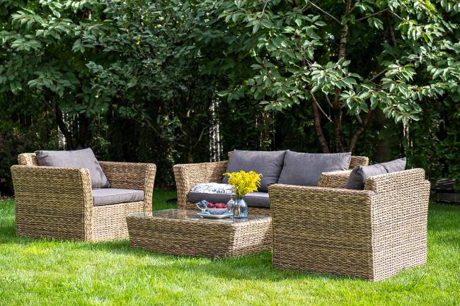 "Капучино" кресло из искусственного ротанга (гиацинт), цвет соломенный "Капучино" кресло из искусственного ротанга (гиацинт), цвет соломенный