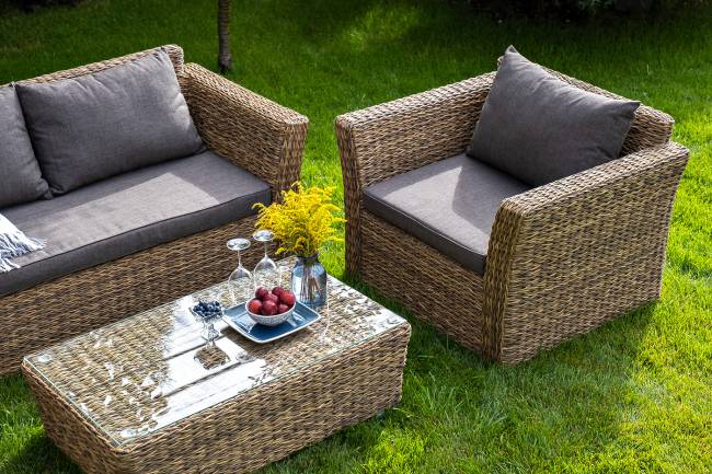 "Капучино" кресло из искусственного ротанга (гиацинт), цвет соломенный "Капучино" кресло из искусственного ротанга (гиацинт), цвет соломенный