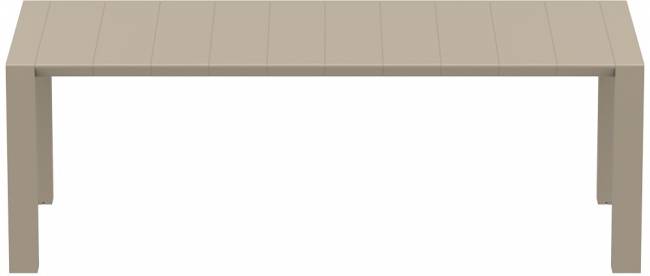 Стол пластиковый раздвижной Vegas Table Medium бежевый 1800-2200х1000х750 мм Стол пластиковый раздвижной Vegas Table Medium бежевый 1800-2200х1000х750 мм