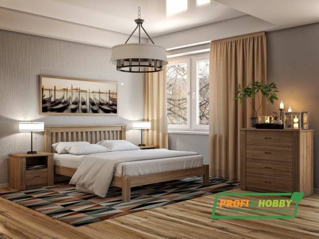 Кровать Rino 1800 х 2000 ясень, серый гранит