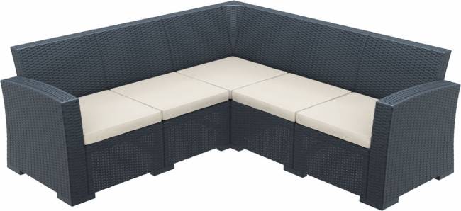 Подушка на сиденье Monaco Seat Cushion бежевый 580х580х70 мм